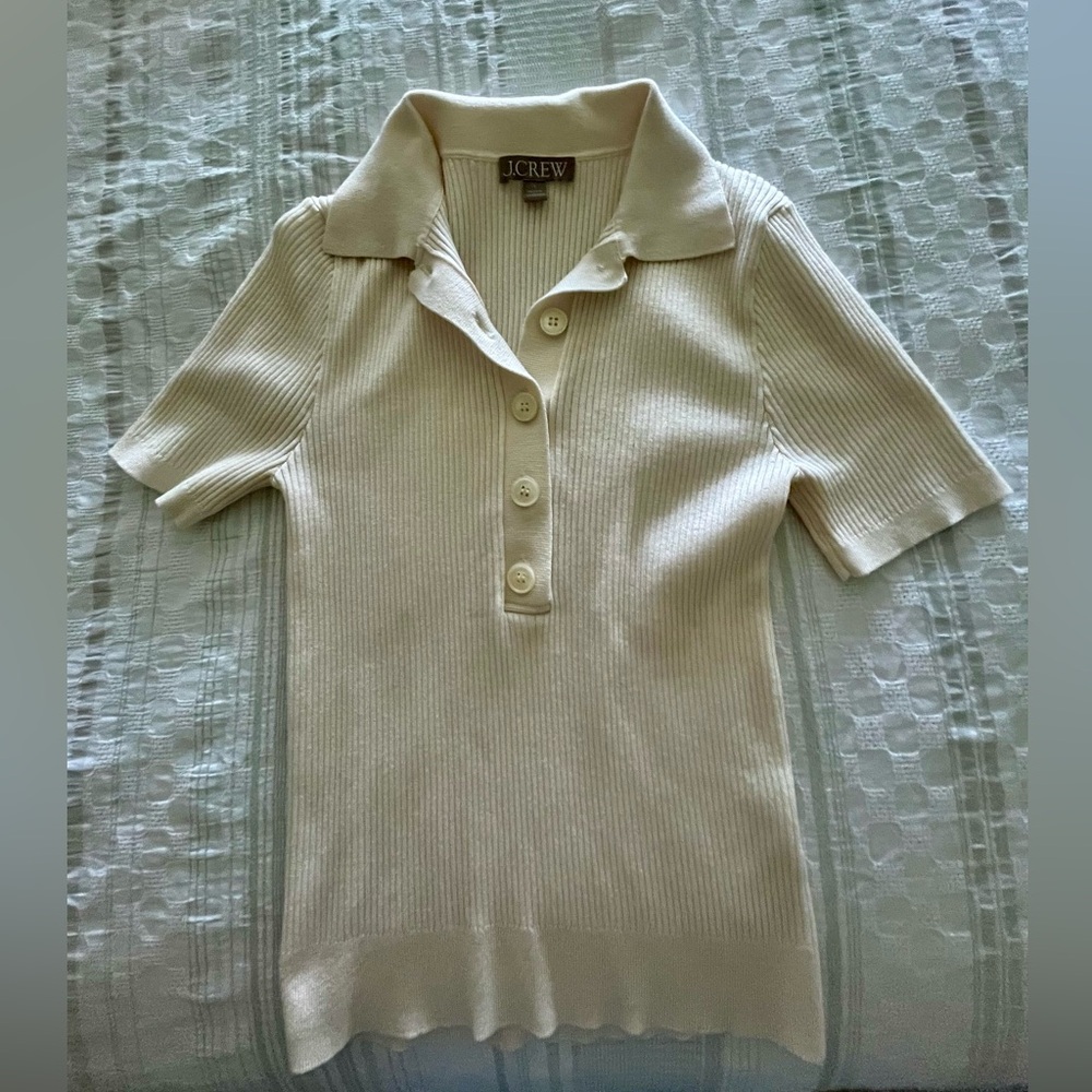 J.Crew vintage rib polo